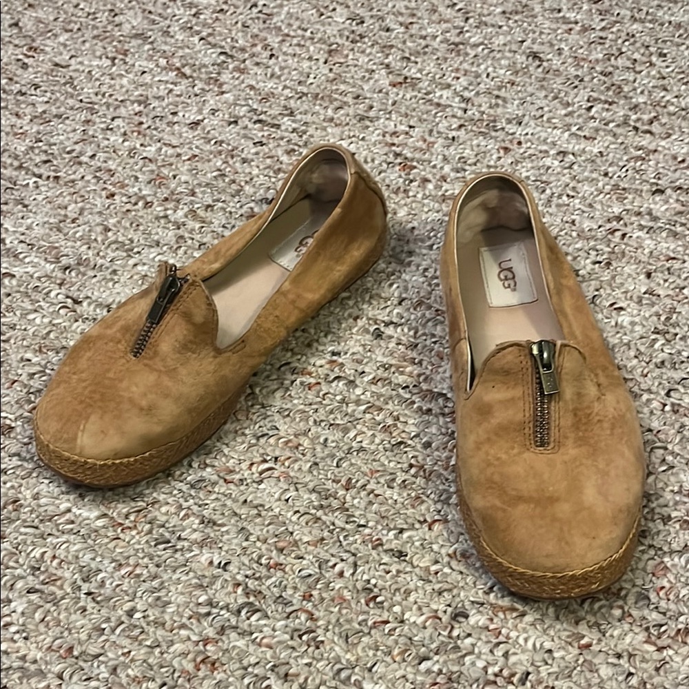 Ugg Women’s Selarra Chestnut Loafers Size 6.5 - Picture 3 of 11